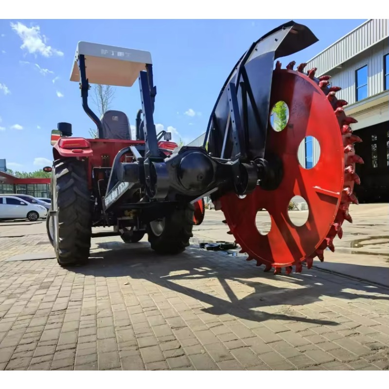 Heavy Equipment Trencher - Trancheuse à disques entraînée par une