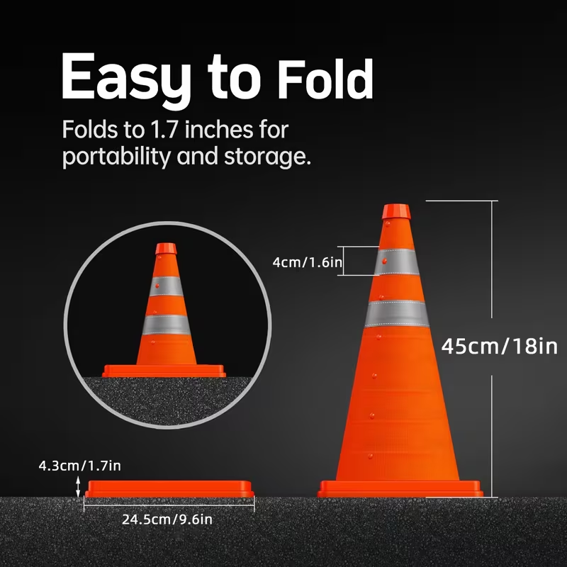 Cônes de signalisation télesco - Road Traffic Cone avis et prix