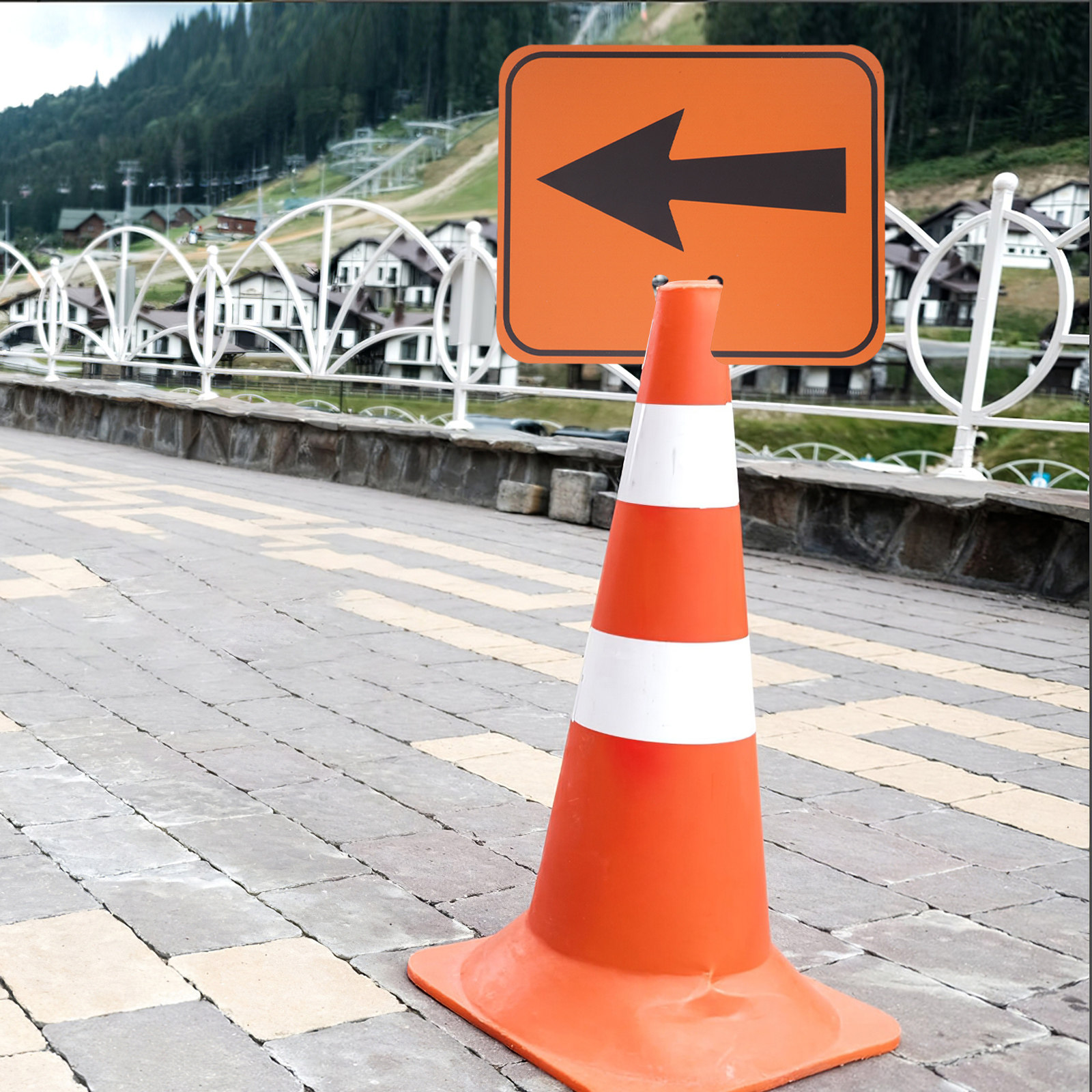 Flèche directionnelle de sécur - Road Traffic Cone avis et prix