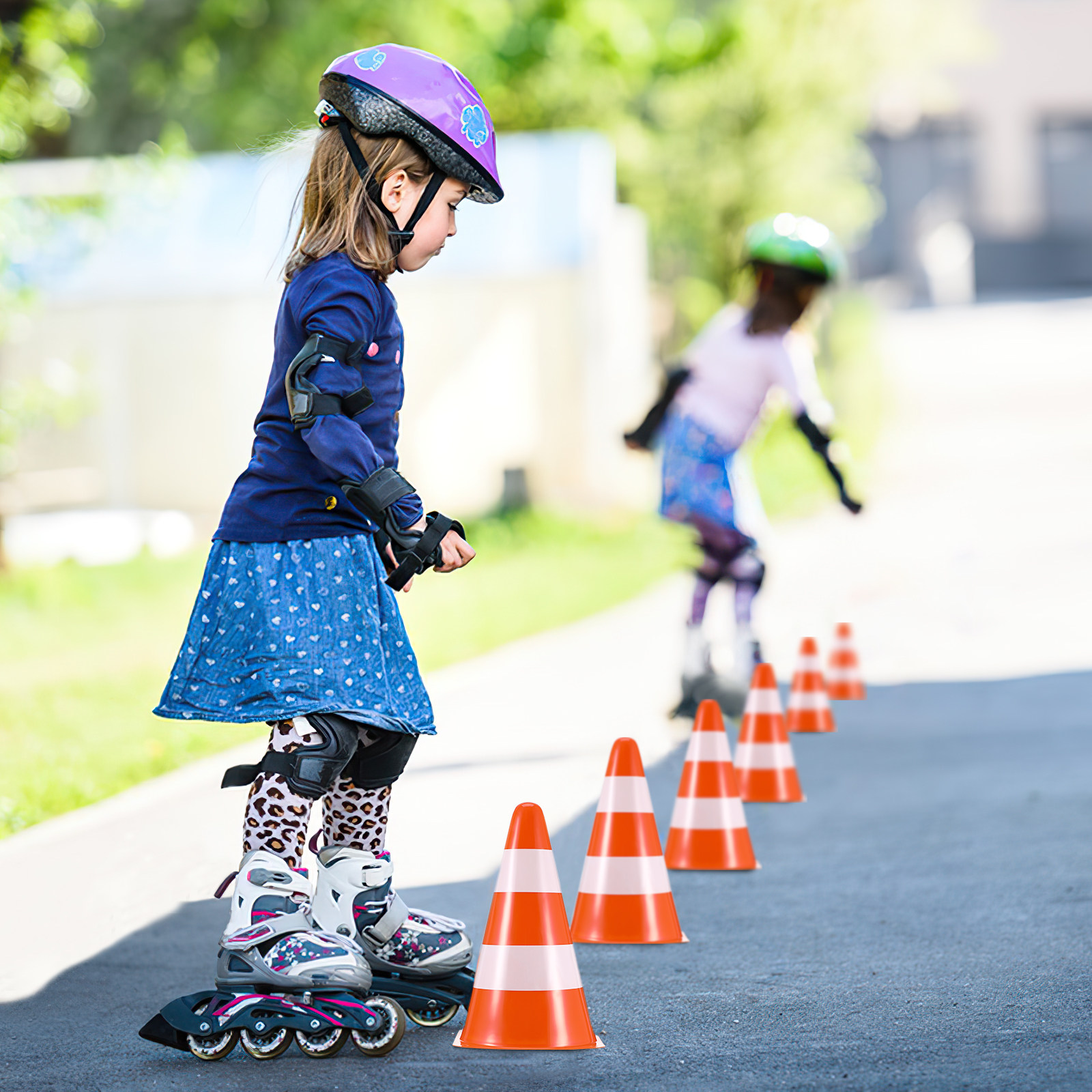 6 cônes de signalisation réflé - Road Traffic Cone avis et prix